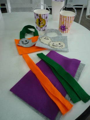 おしゃべり場でハロウィンを楽しみました♪