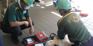 長浜公園防災訓練の実施について