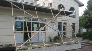 長浜公園の夏の準備