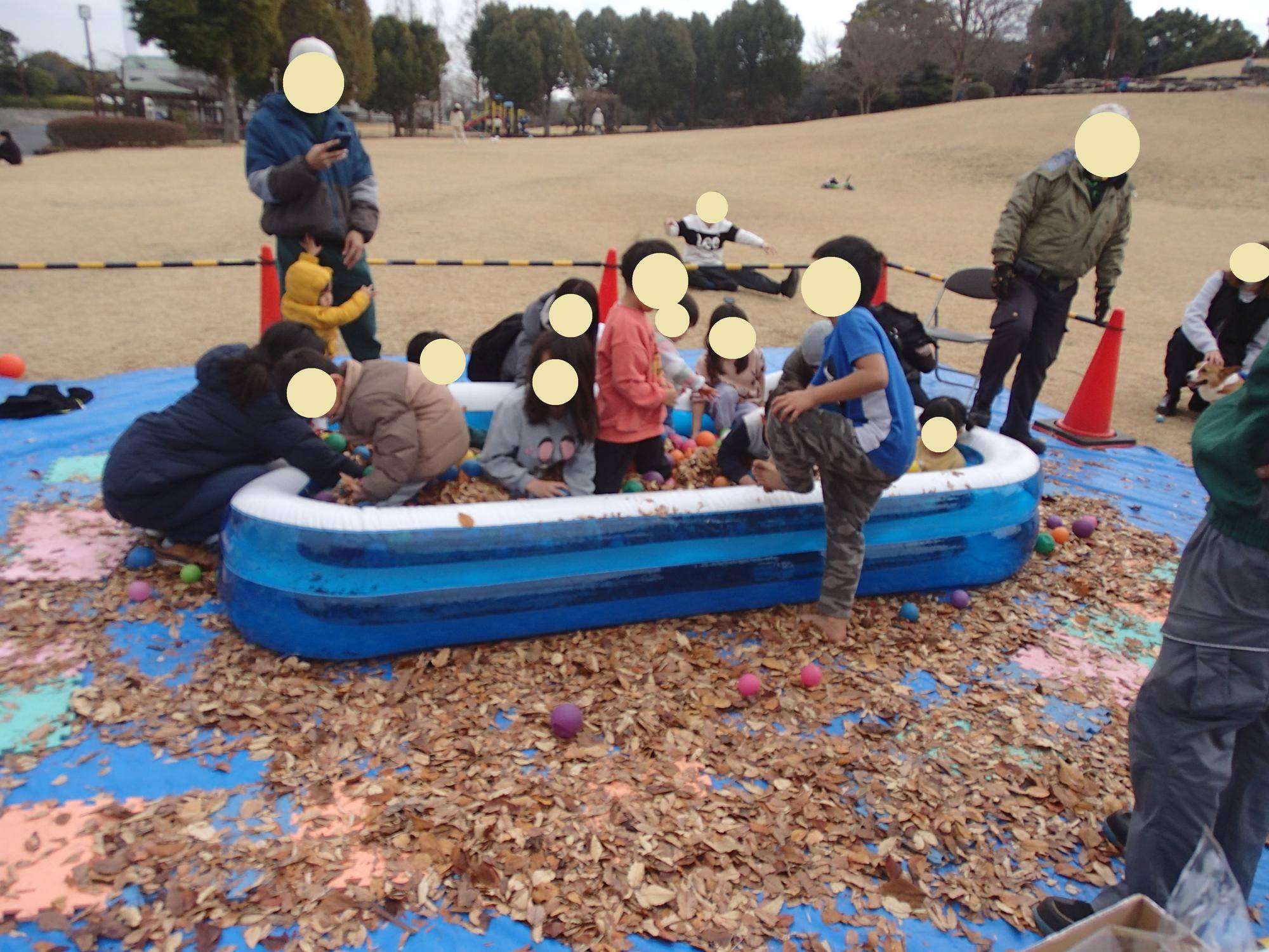 今年も【落ち葉＆ボールプール】を開催しました♪の写真