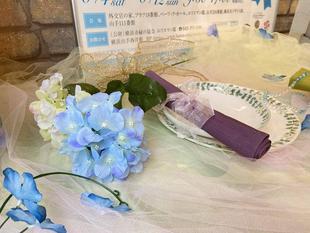 森のテラスカフェの装飾