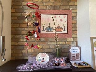 【森のテラスカフェ】ひな祭り装飾