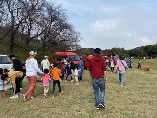 アウトドア防災フェスタが開催されました。