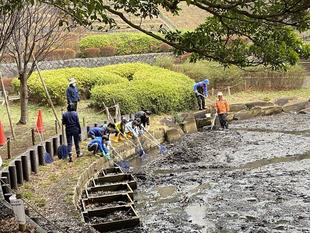 池の生き物救出大作戦