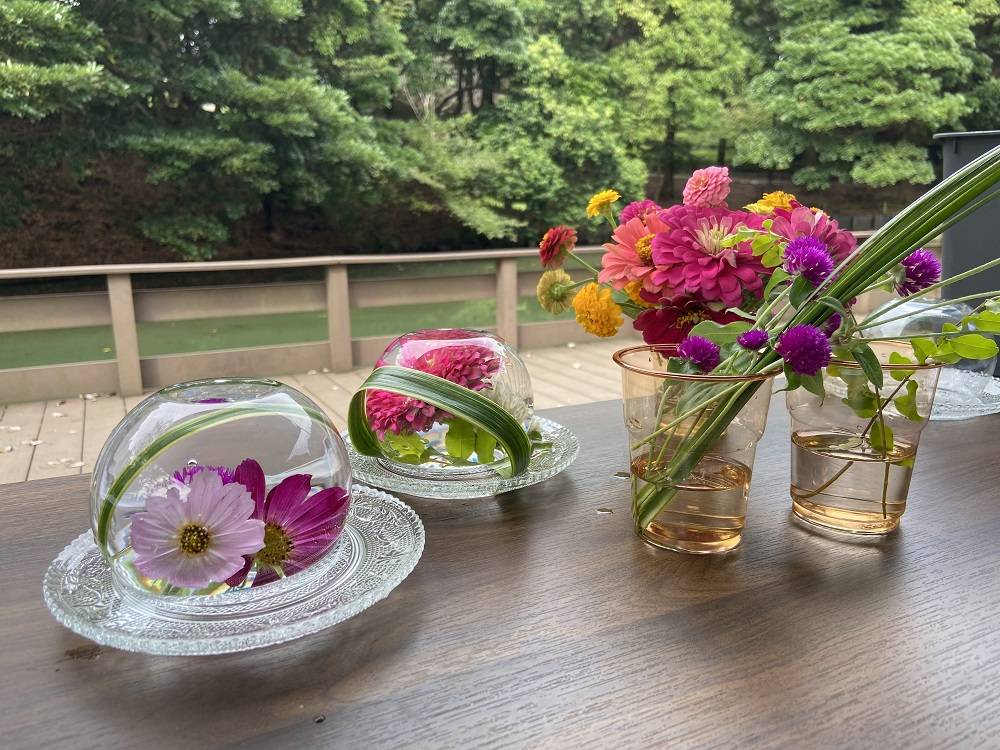 水中花のワークショップの写真
