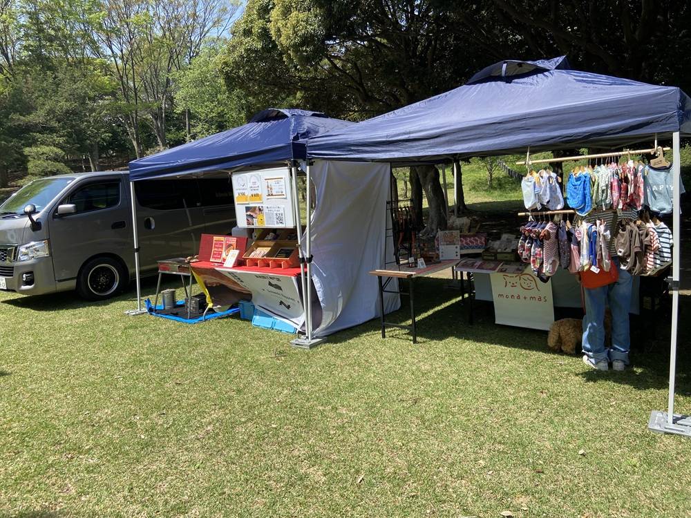 ５月のドッグランマルシェの写真