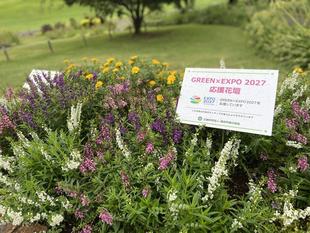 GREEN×EXPO2027応援花壇
