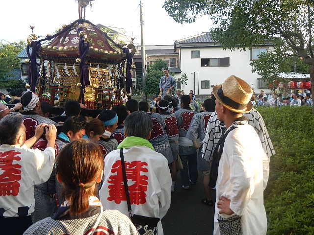 野島の夏祭りの写真