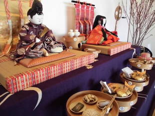 博文邸の雛飾り