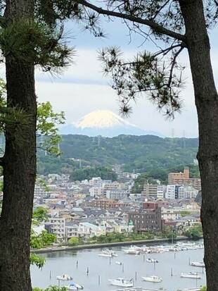富士山と平潟湾
