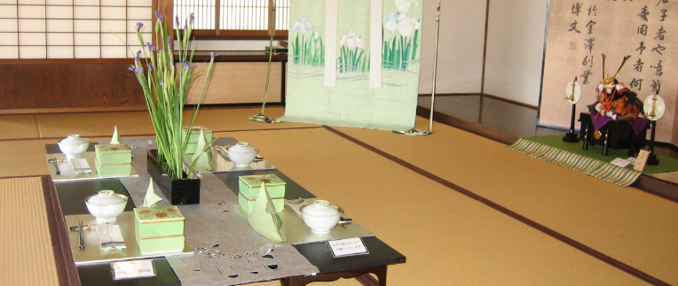 「端午の節句」のしつらえの写真