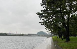 秋雨前線の公園