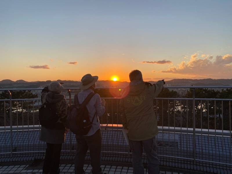 園長と島さんぽ 夕映編の写真