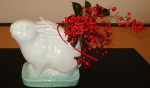 お正月飾りの準備をしています