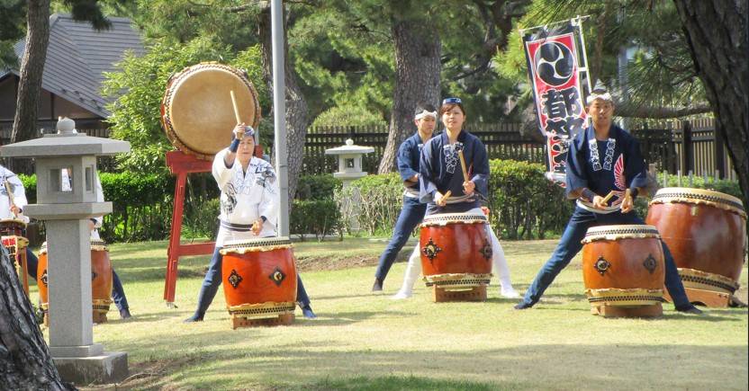 ぼたんまつり「和太鼓演奏」を開催しました!の写真
