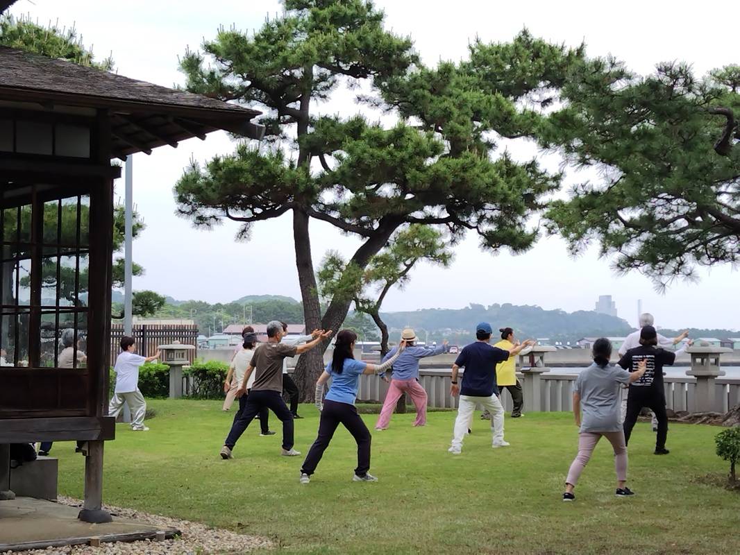 博文邸【春の太極拳】イベント開催しました。5月18日(日)の写真