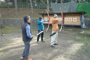 アーチェリー競技の説明＆体験教室