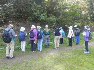 2024年度4月20日、今年度初のウォーキングツアー