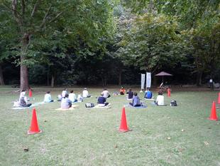 10月26日パークヨガを開催際しました