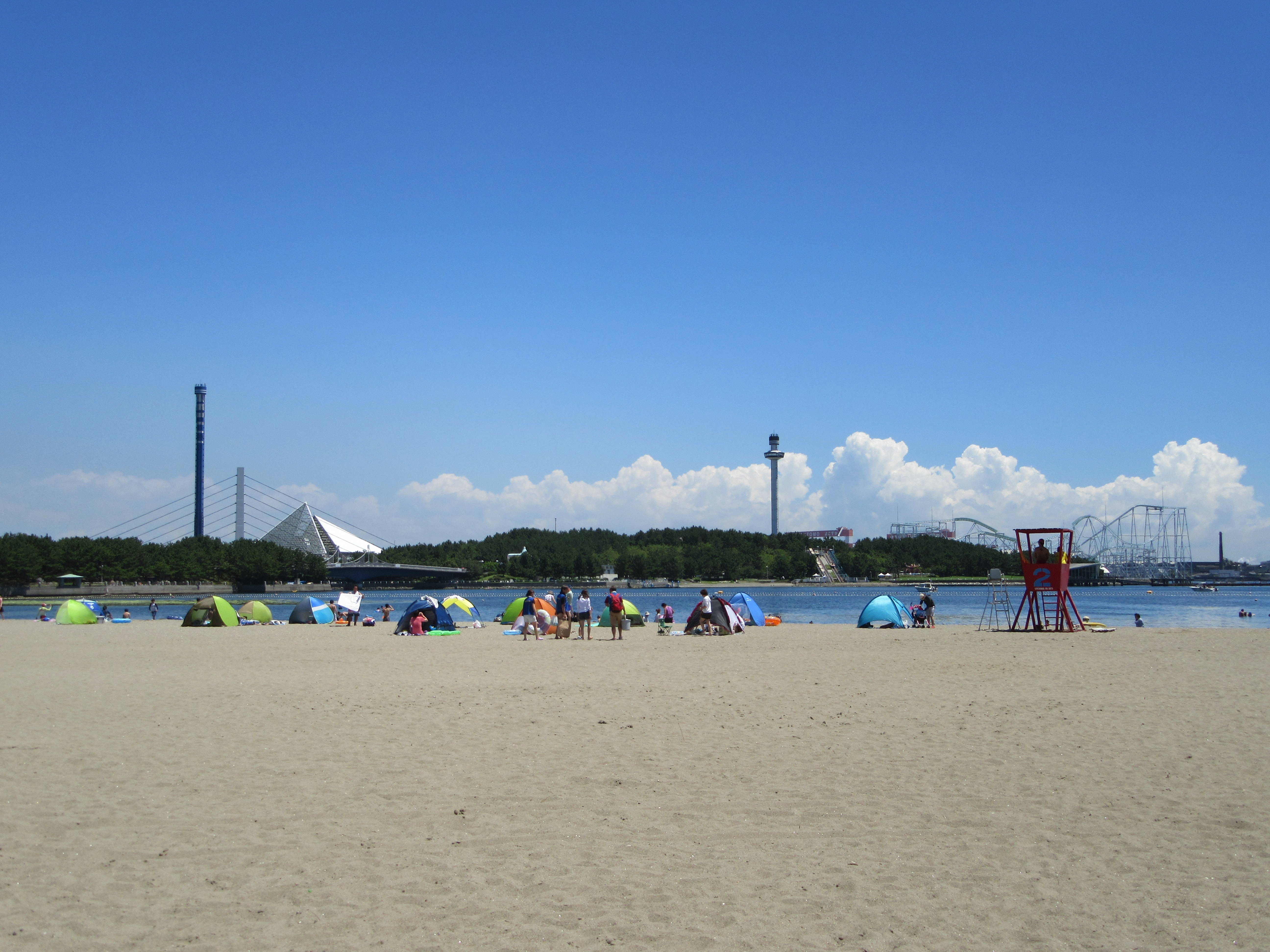 梅雨も明けたぞ!海の公園海水浴場報告!!の写真