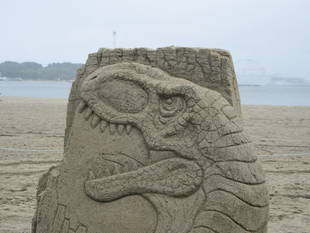 サンドアート（大型砂像）をご覧あれ