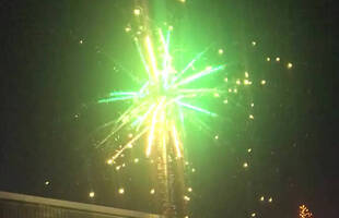 花火のイルミネーション！