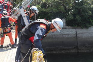 金沢消防署による『水難事故対応訓練』