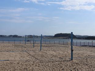 ビーチバレー場