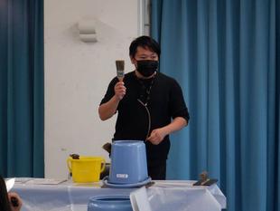 海の環境を考える親子講座「第５回砂像づくり」を実施しました