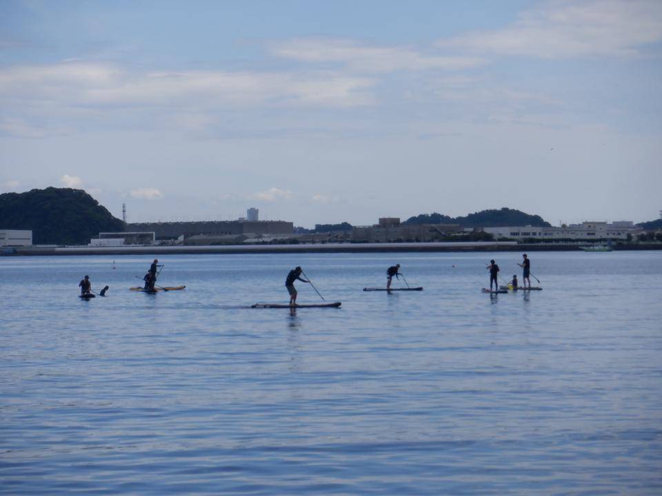 海の公園『SUP体験会』の写真