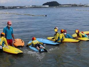 第14期　海の環境を考える親子講座「第4回　ライフセービング・海の安全講習」を開催しました