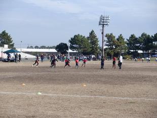 走れ走れ!!　タグラグビー大会