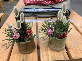 手づくりの正月飾り
