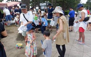 かわいいボランティアさんが来てくれました。