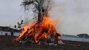 海の公園　第２９回どんど焼き