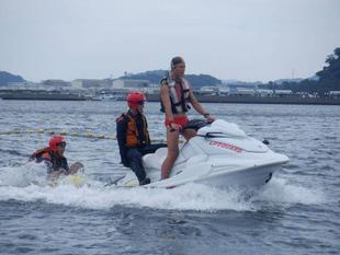 金沢消防署と連携した水難事故対応訓練