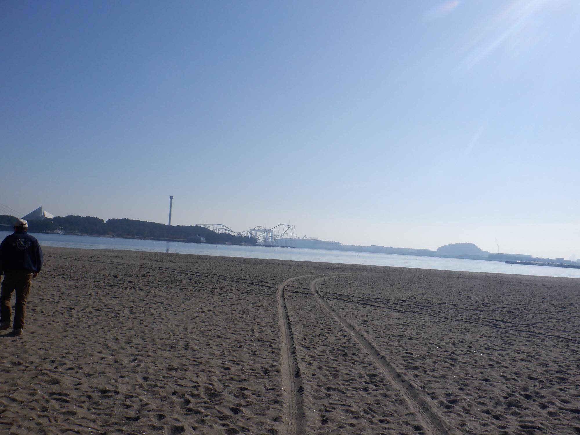 海の公園管理センターでの職業体験記録の写真