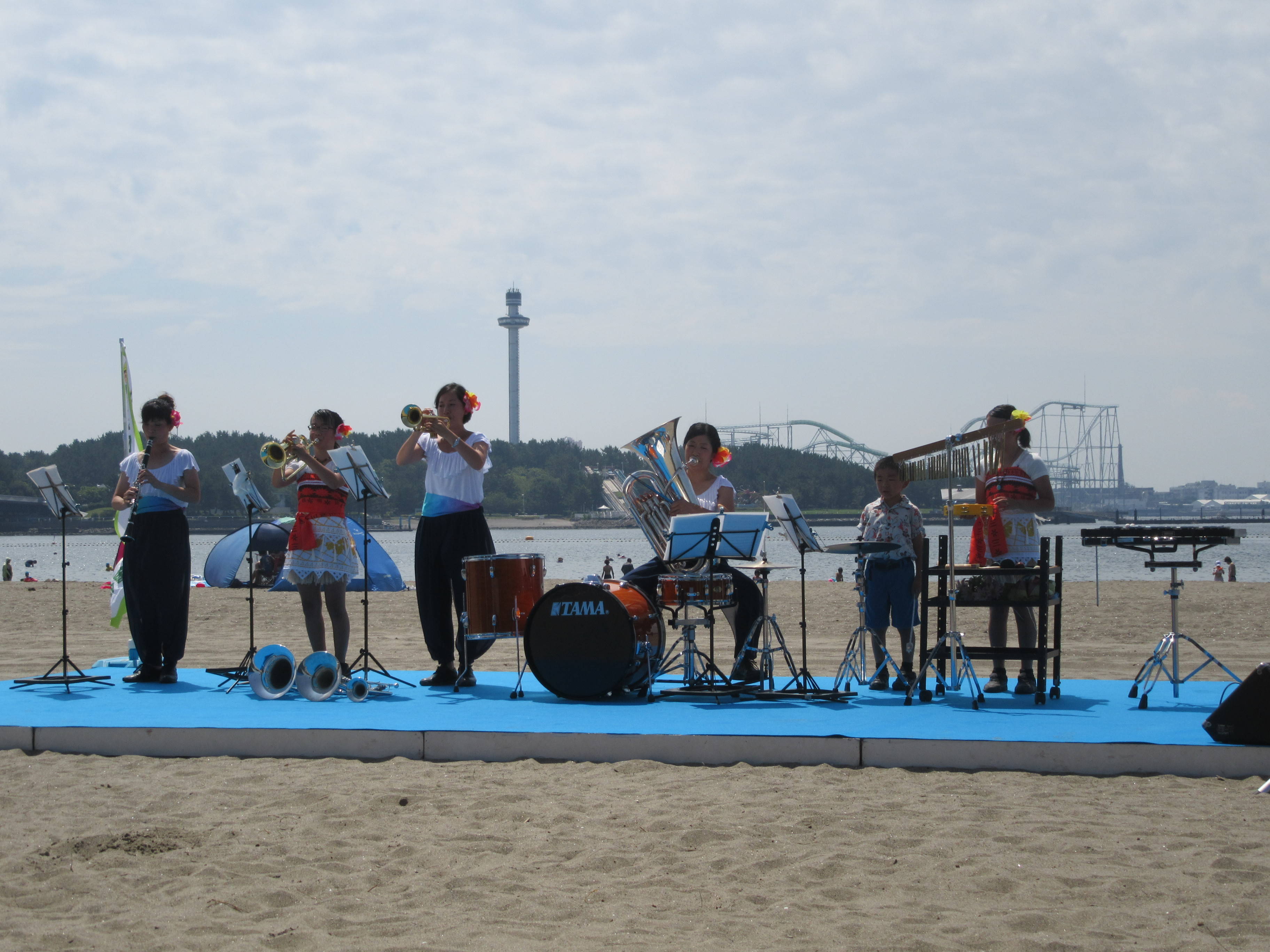 海開きマーチング