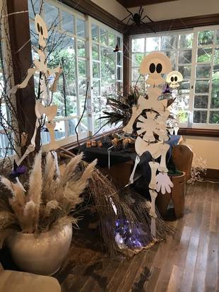 テニス発祥記念館　ハロウィン装飾