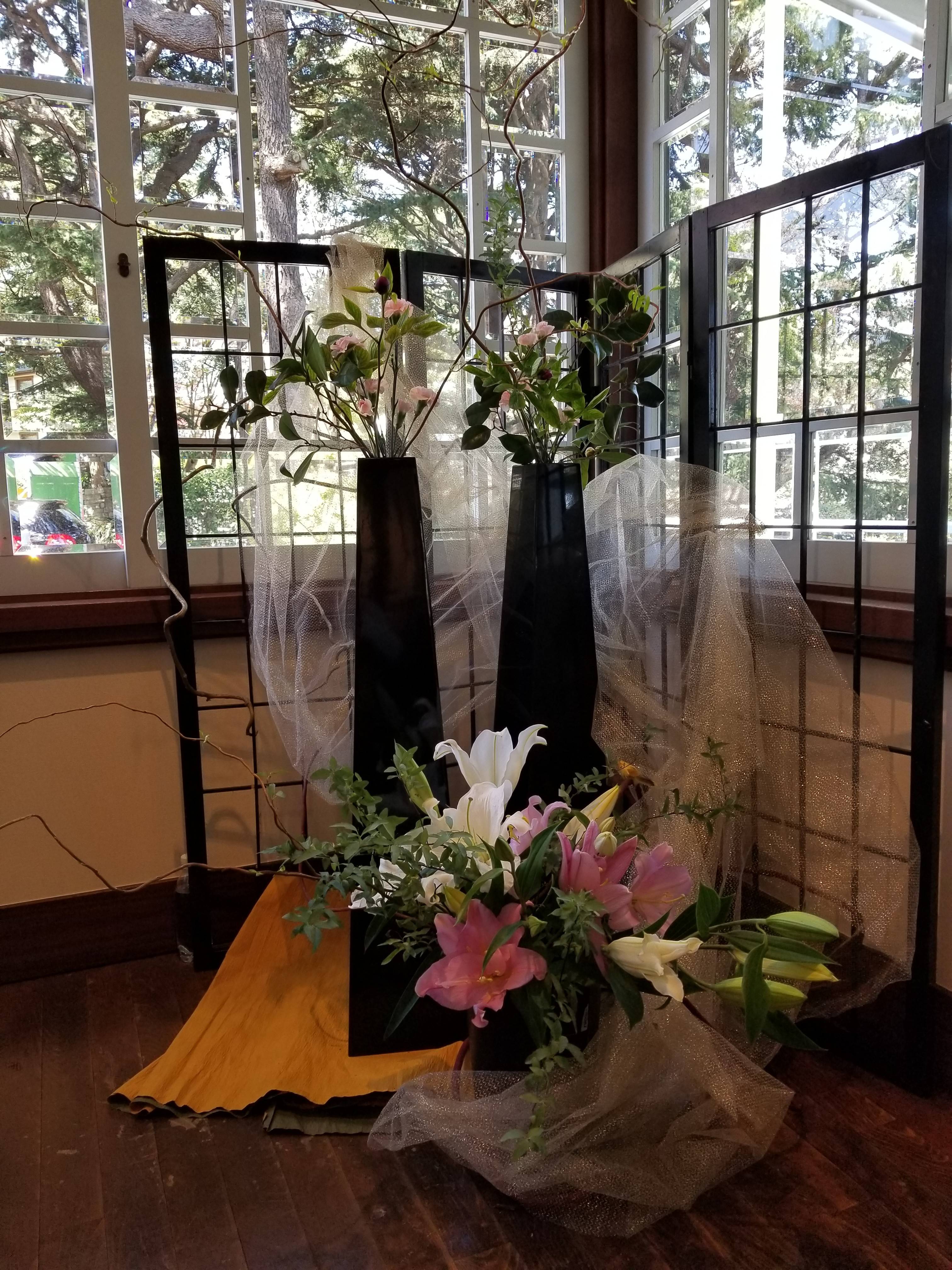 テニス発祥記念館　いけ花   の写真