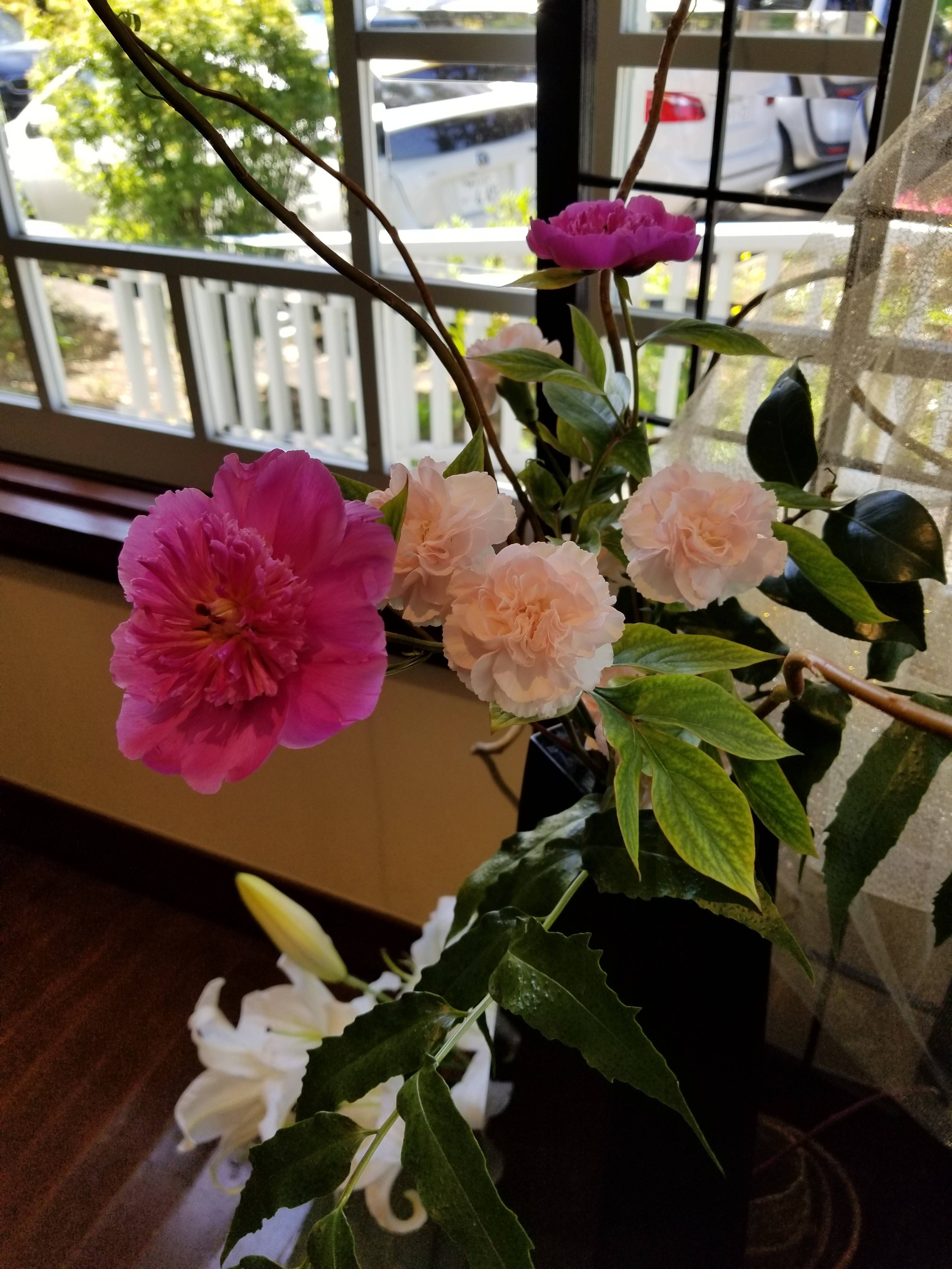 テニス発祥記念館　いけ花   の写真