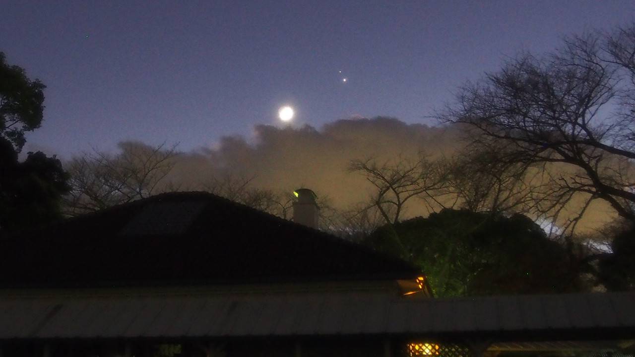 冬の天体ショーの写真