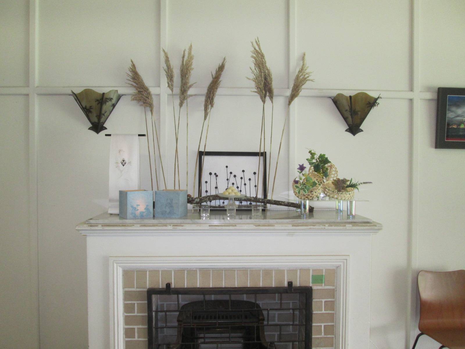 お月見装飾の写真