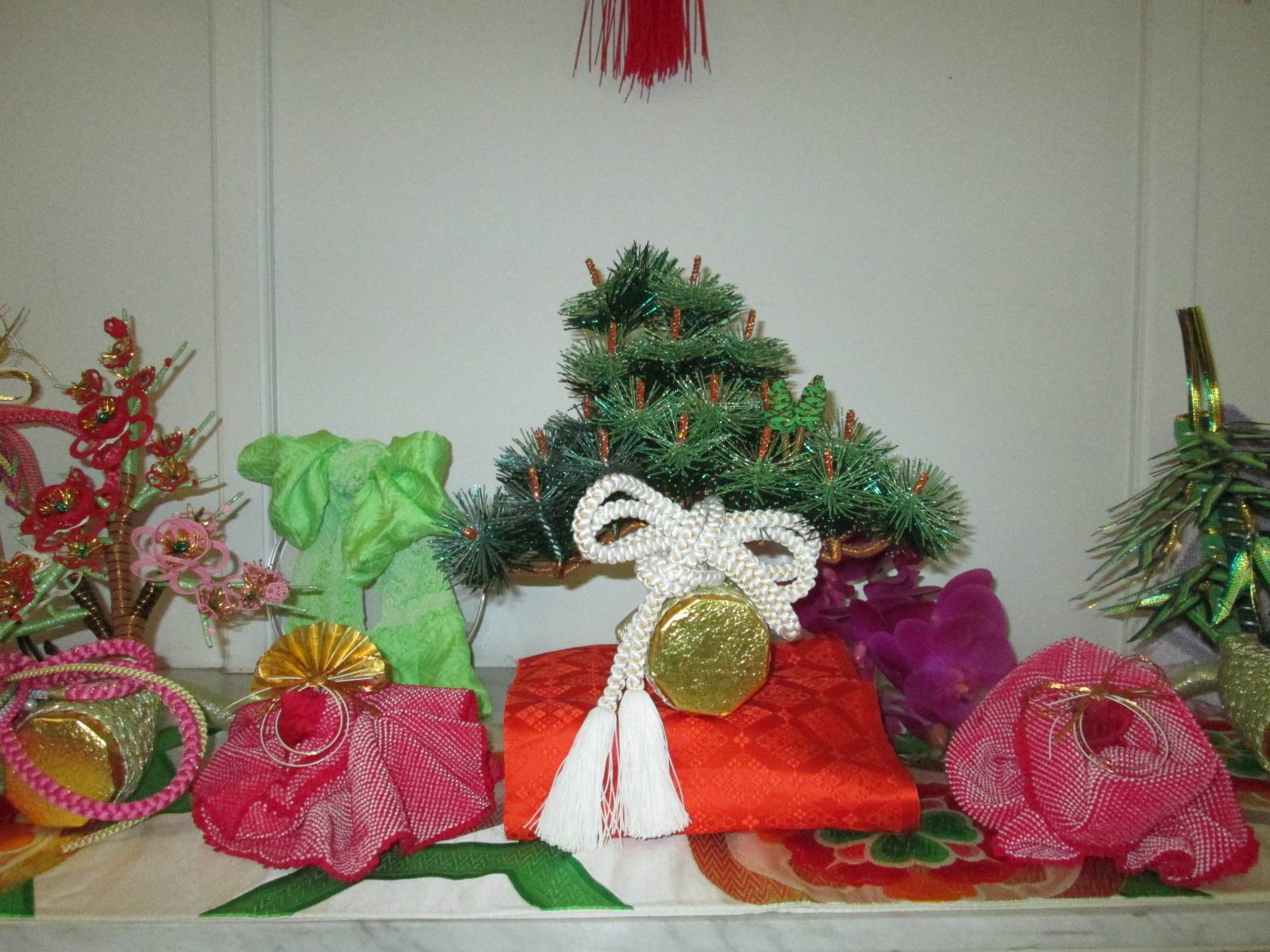 ６８番館のお正月装飾の写真