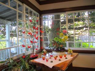 テニス発祥記念館のお正月飾り