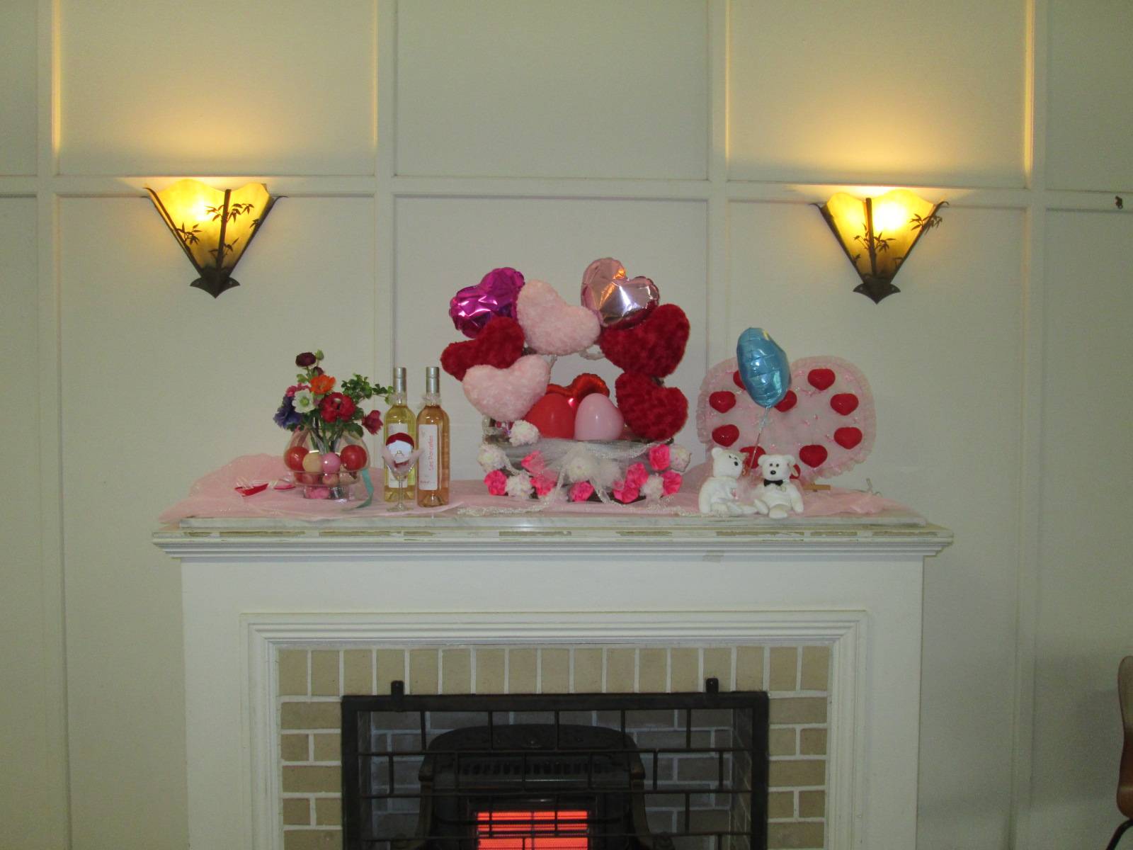 バレンタイン装飾の写真