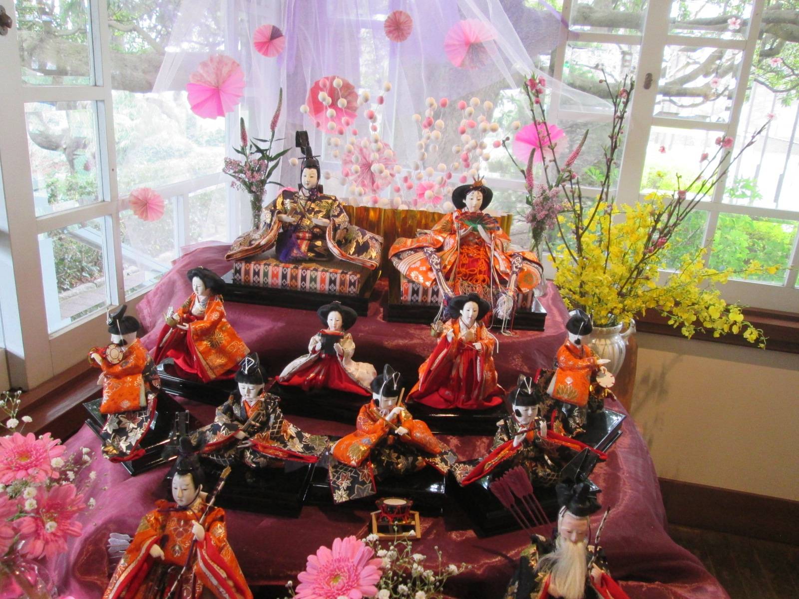 桃の節句装飾の写真