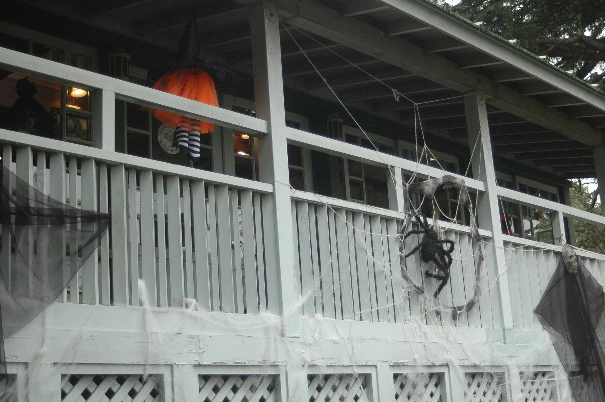 テニス発祥記念館　ハロウィン装飾の写真