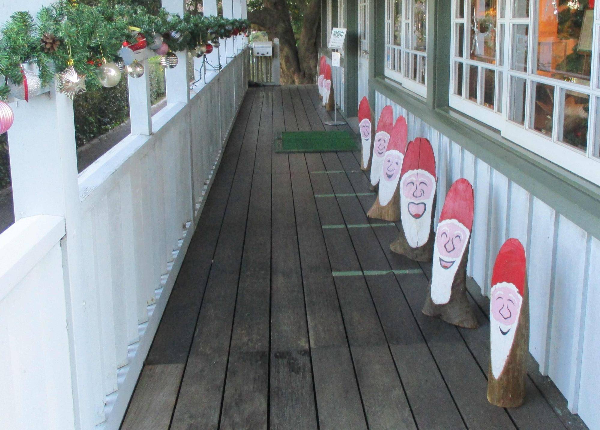 テニス発祥記念館　クリスマス装飾の写真