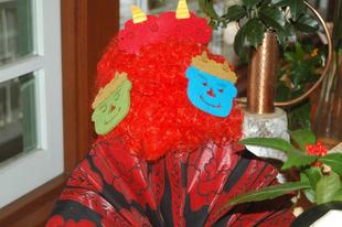 テニス発祥記念館 節分の装飾